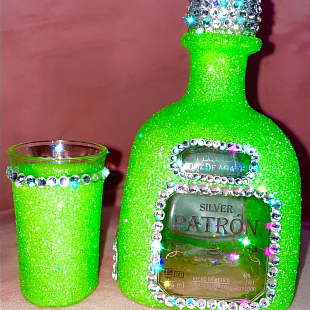 Empty Patron bottles in all colors!